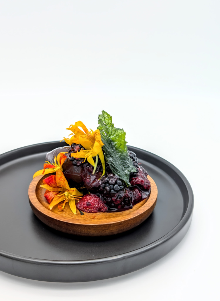 A plated course from Arome