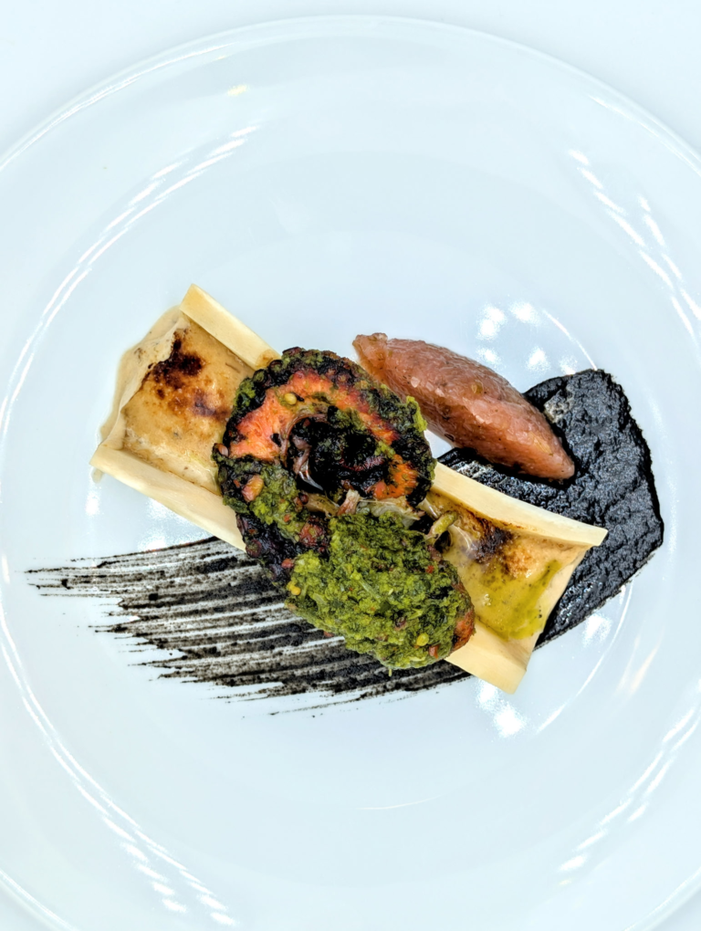 A plated course from Arome