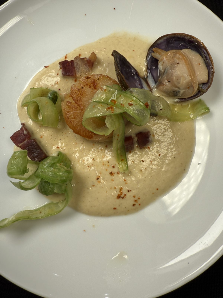 A plated course at Arome