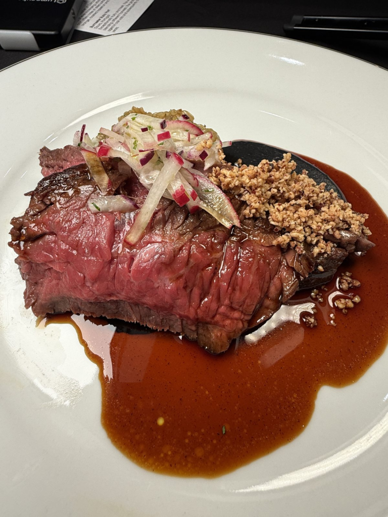 A plated course at Arome